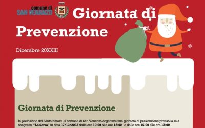 Domenica 17 dicembre giornata dedicata alla prevenzione