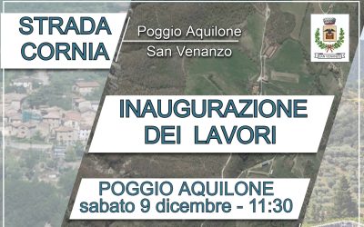 Strada Cornia: inaugurazione dei lavori