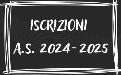 Iscrizioni anno scolastico 2024/2025 – Un aiuto alle famiglie