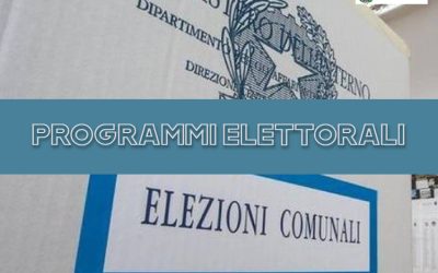 ELEZIONI COMUNALI: PROGRAMMA DI GOVERNO DELLI LISTE AMMESSE