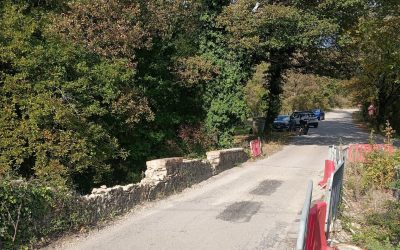 Al via i lavori di consolidamento del ponte sulla strada comunale di Poggio Aquilone