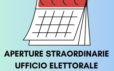 REFERENDUM COSTITUZIONALE: APERTURE STRAORDINARIE UFFICIO ELETTORALE